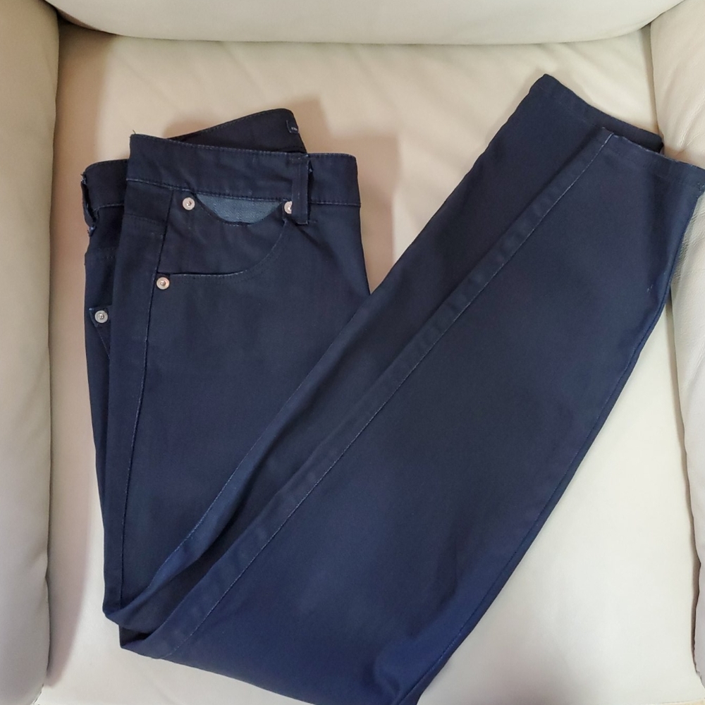 Pull&Bear Basic Collection Dark Blue Jeans - image 1